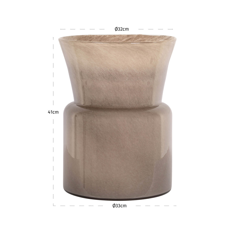 Vază Milo, taupe