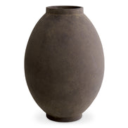 Vază Moon Jar L, finisaj taupe