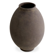 Vază Moon Jar L, finisaj taupe