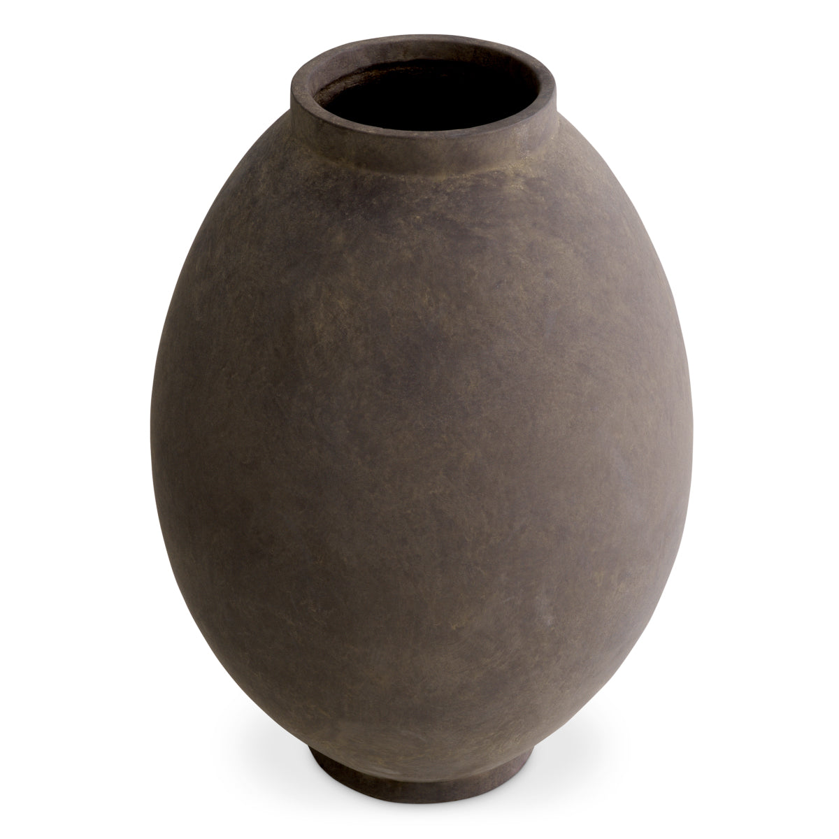 Vază Moon Jar L, finisaj taupe