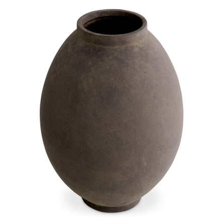 Vază Moon Jar L, finisaj taupe