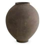 Vază Moon Jar M, finisaj taupe