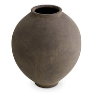 Vază Moon Jar M, finisaj taupe