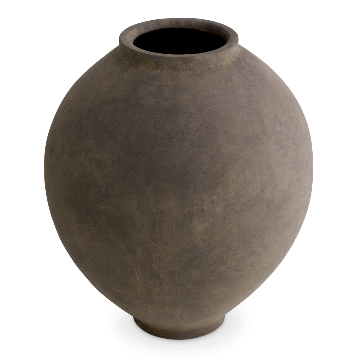 Vază Moon Jar M, finisaj taupe