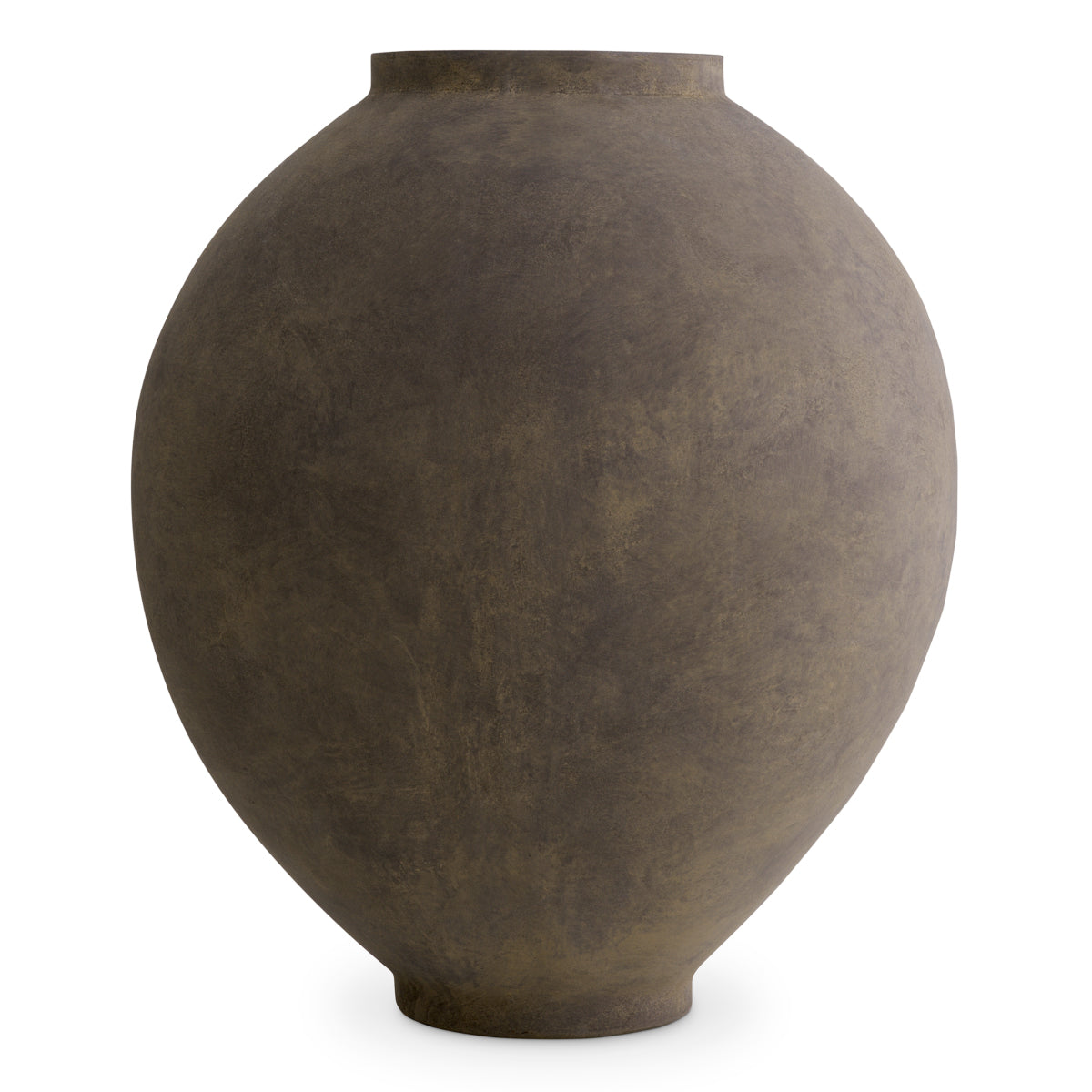 Vază Moon Jar M, finisaj taupe