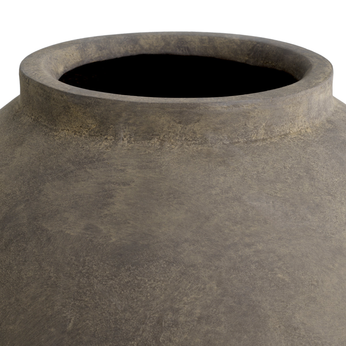 Vază Moon Jar M, finisaj taupe