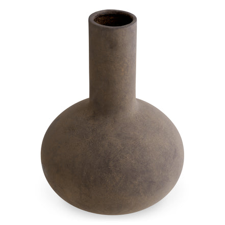 Vază Moon Jar S, finisaj taupe