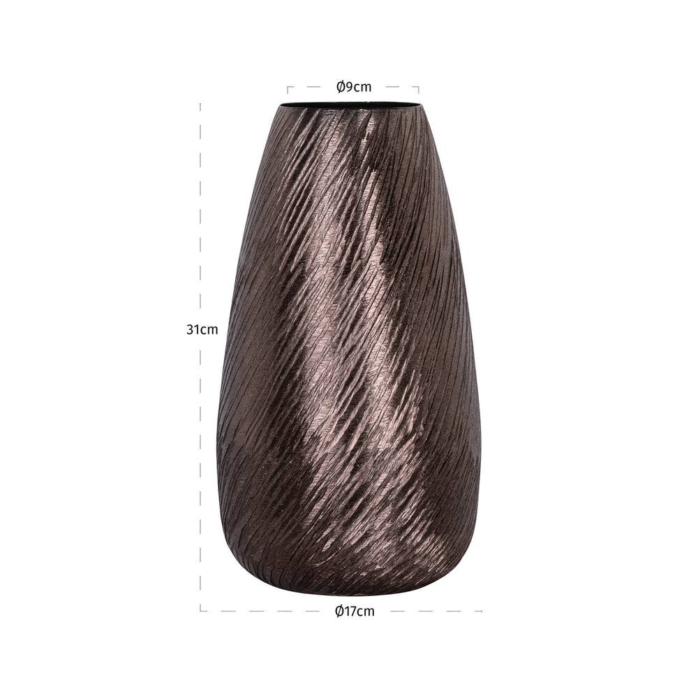 Vază Rizzo, bronz – desen tehnic cu dimensiuni