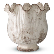 Vază Tulipa, ceramică gri