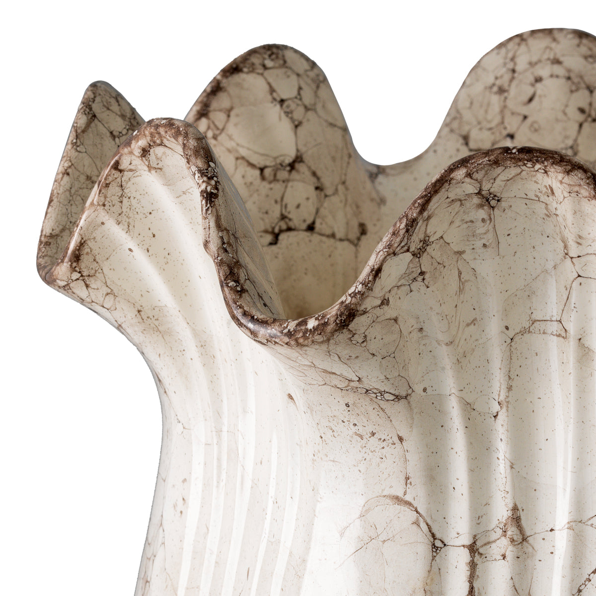 Vază Tulipa, ceramică gri