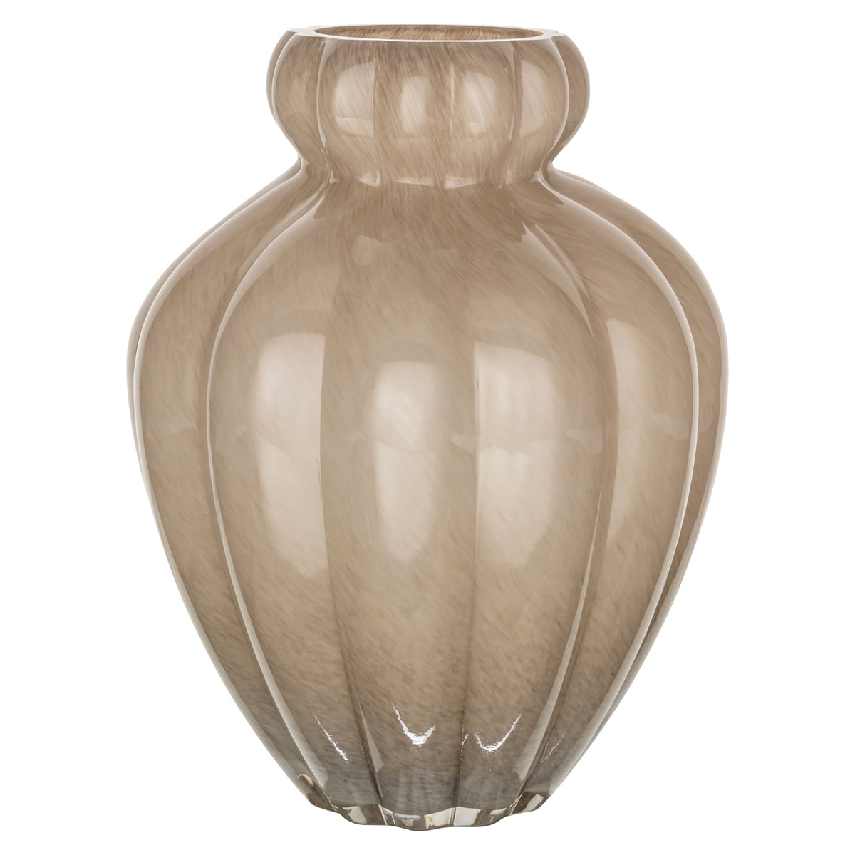 Vază Velora, taupe, L. 22 x l. 22 x Î. 28 cm