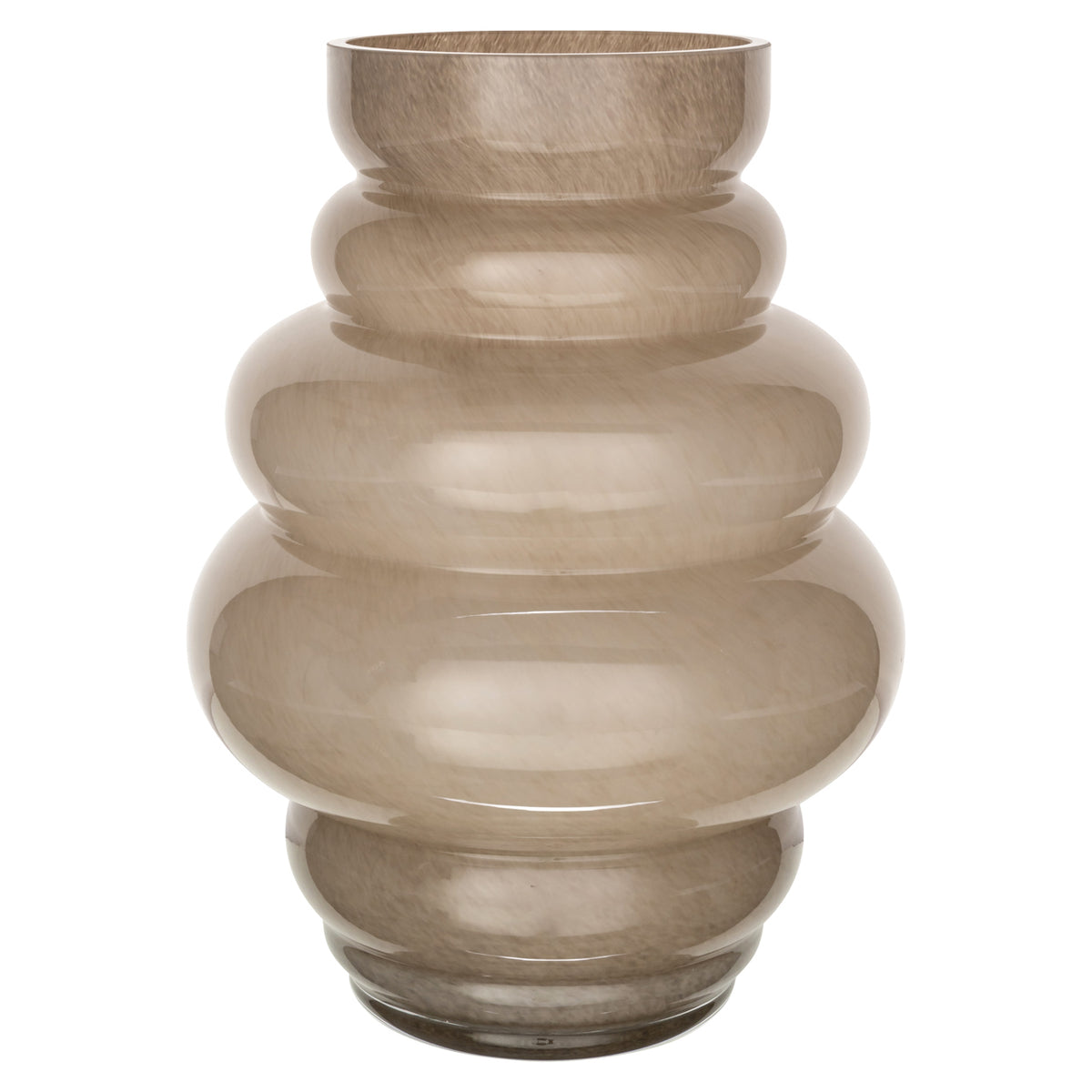 Vază Velora, taupe, L. 24 x l. 24 x Î. 32 cm