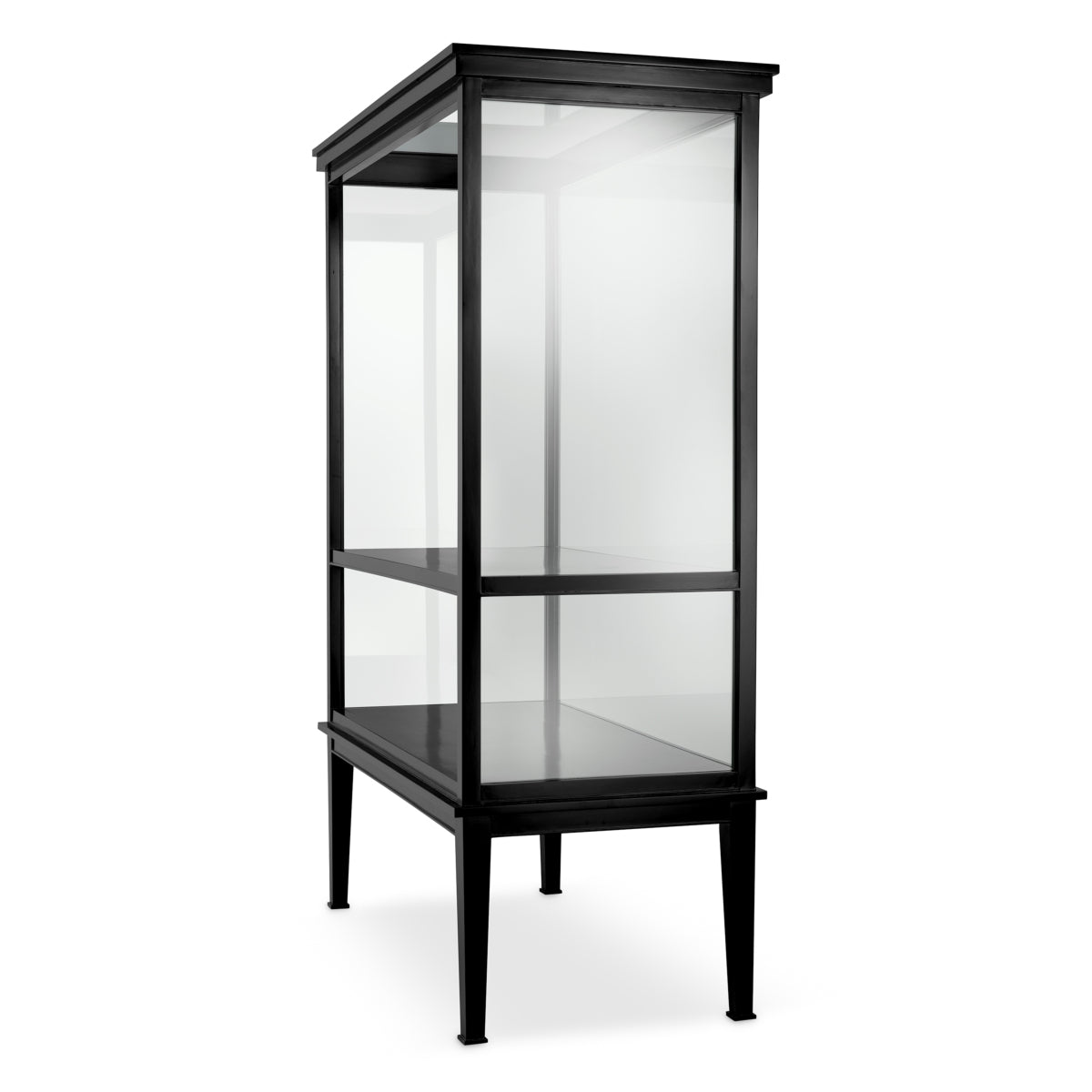 Vitrină Gallery, finisaj negru