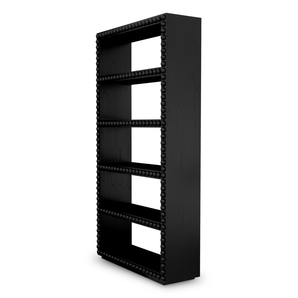 Vitrină Kenton, finisaj negru clasic