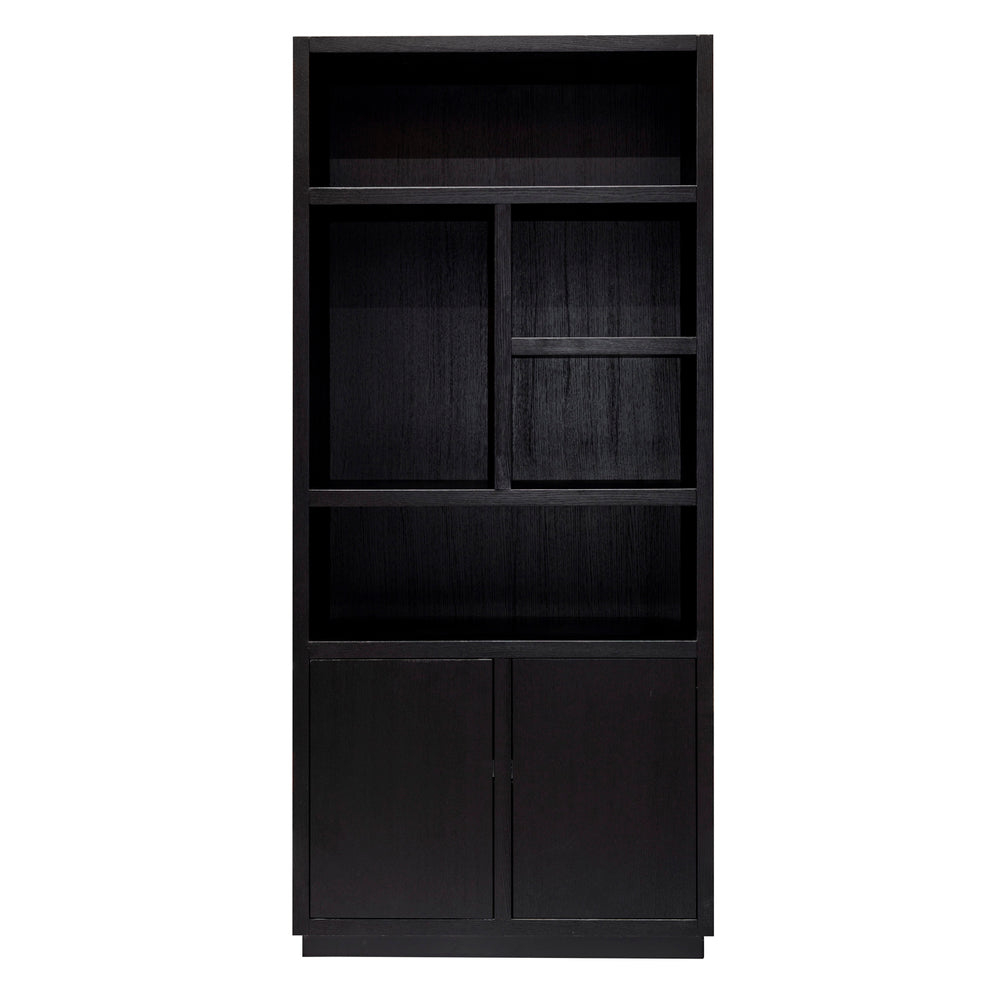 Vitrină Oakura, negru