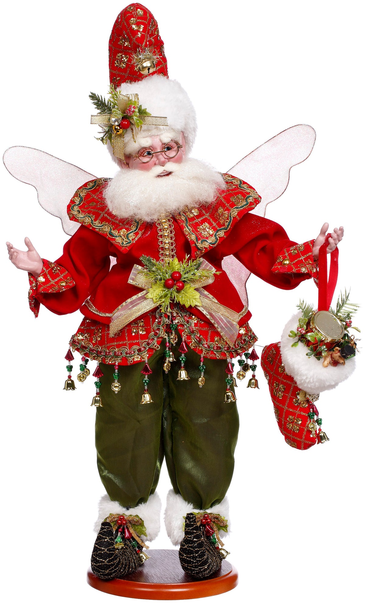Zână Stocking Stuffing pe suport