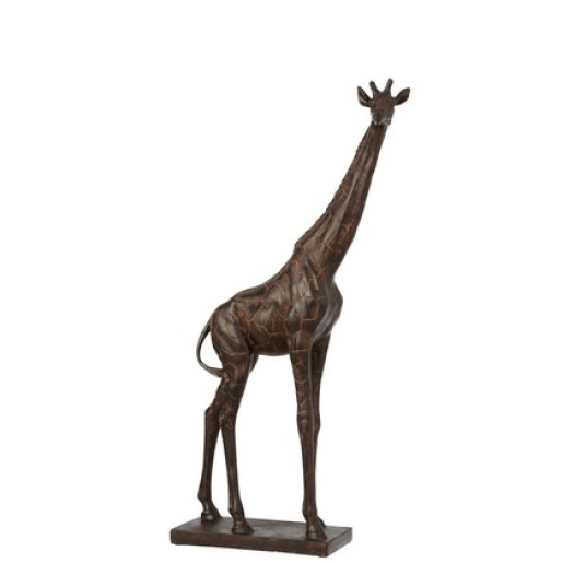 J-LINE Decoratiune Girafa  Poly Black S