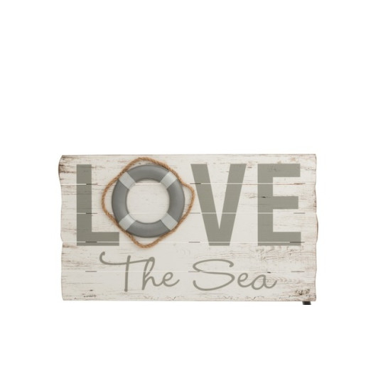 J-LINE Placa decorativa-Love Sea