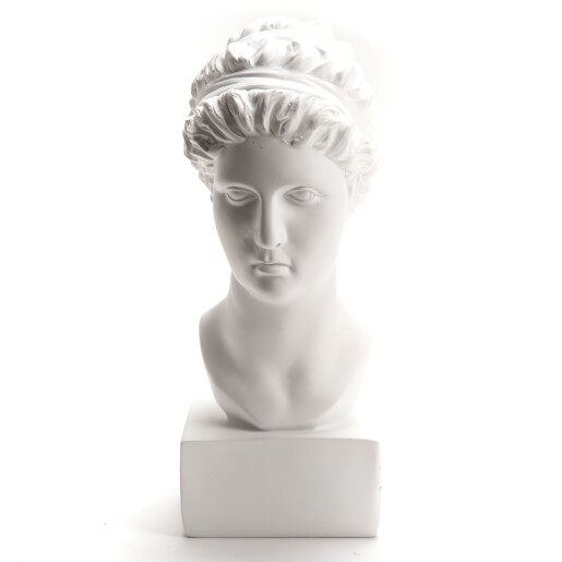Statuie feinina greceasca alb mat