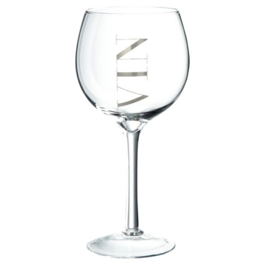 J-LINE Pahar de vin Silver