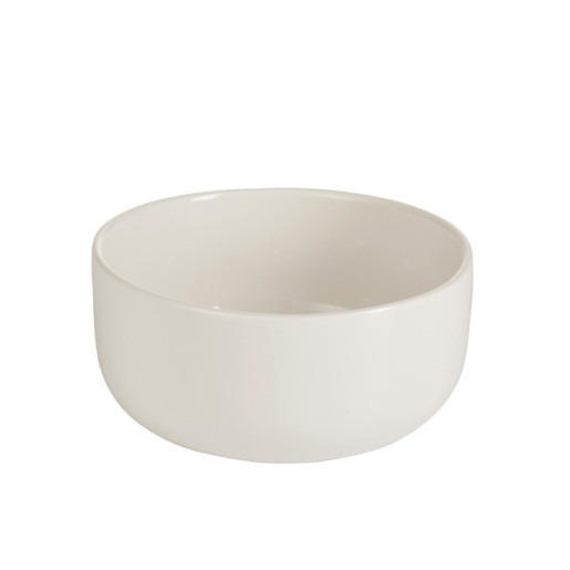 J-LINE Bol ceramic Edge White M