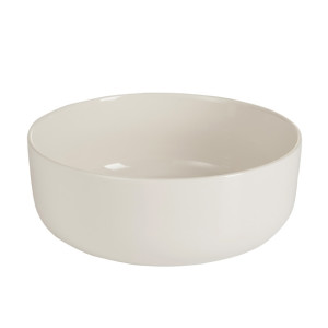 J-LINE Bol ceramic Edge White L