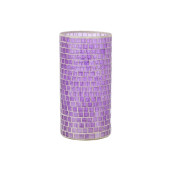 J-LINE Decoratiune suport lumanare efect Mozaic violet 