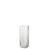J-line Vaza inalta de sticla transparenta S