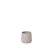 J-LINE Ghiveci Rotund Ceramic Gri XS