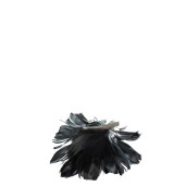 Floare neagră cu clips