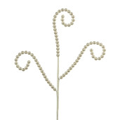 GOODWILL Inserție cu perle crem albe 45cm